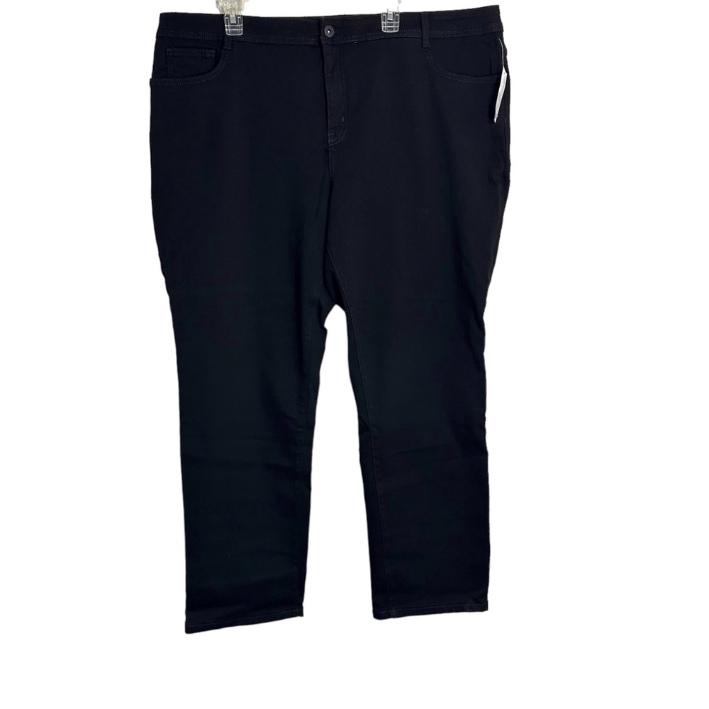 Style & Co. slim leg black jeans 24W